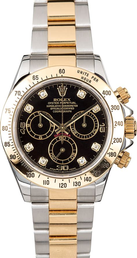 rolex daytona diamond black|black daytona rolex price.